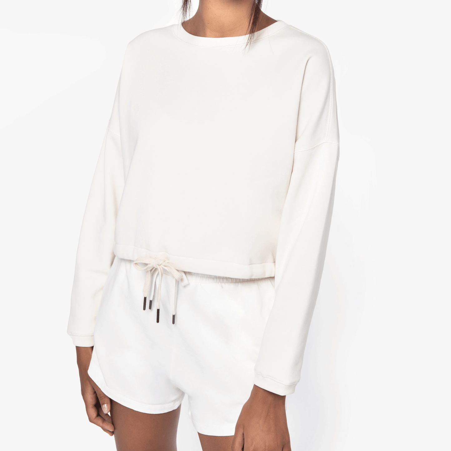 Flying Saucers Sweat Cropped