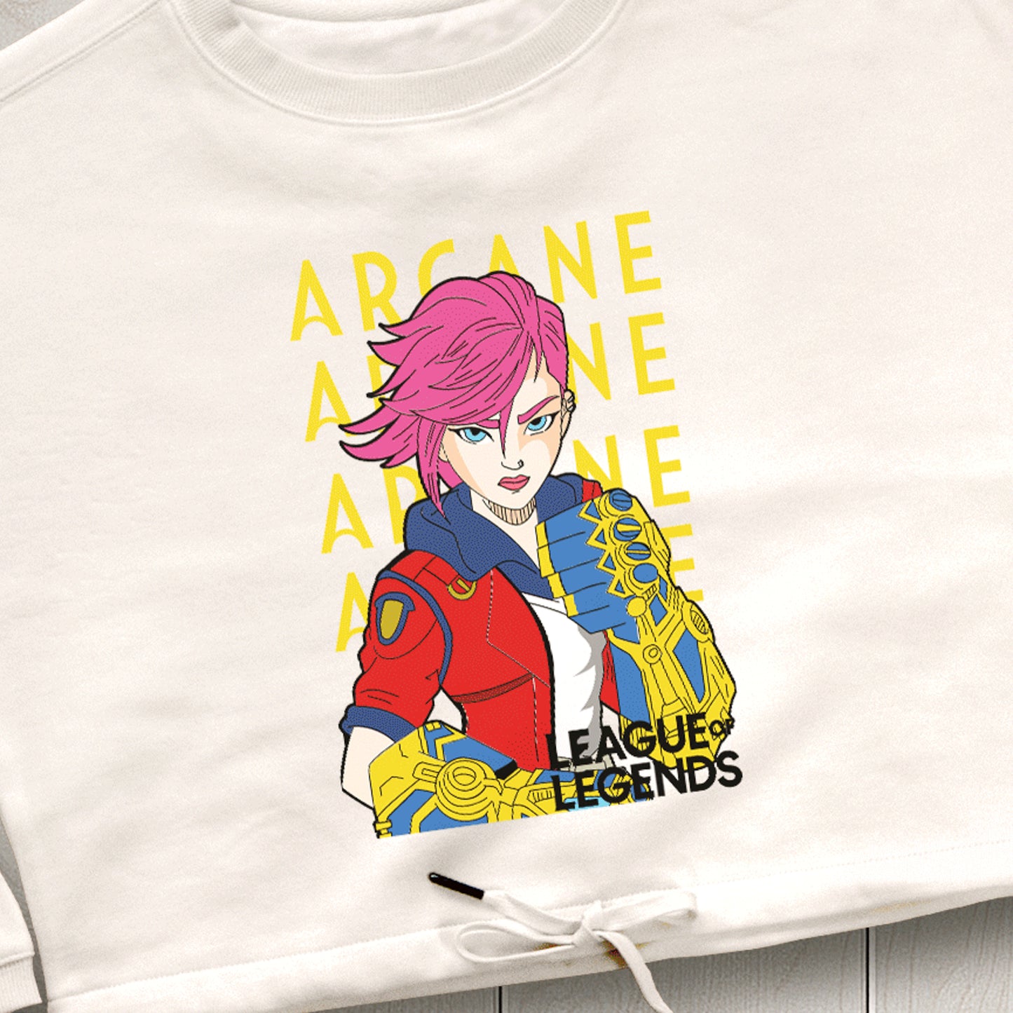 Arcane of Legends Sweat Cropped