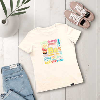 Be Happy Tshirt Woman