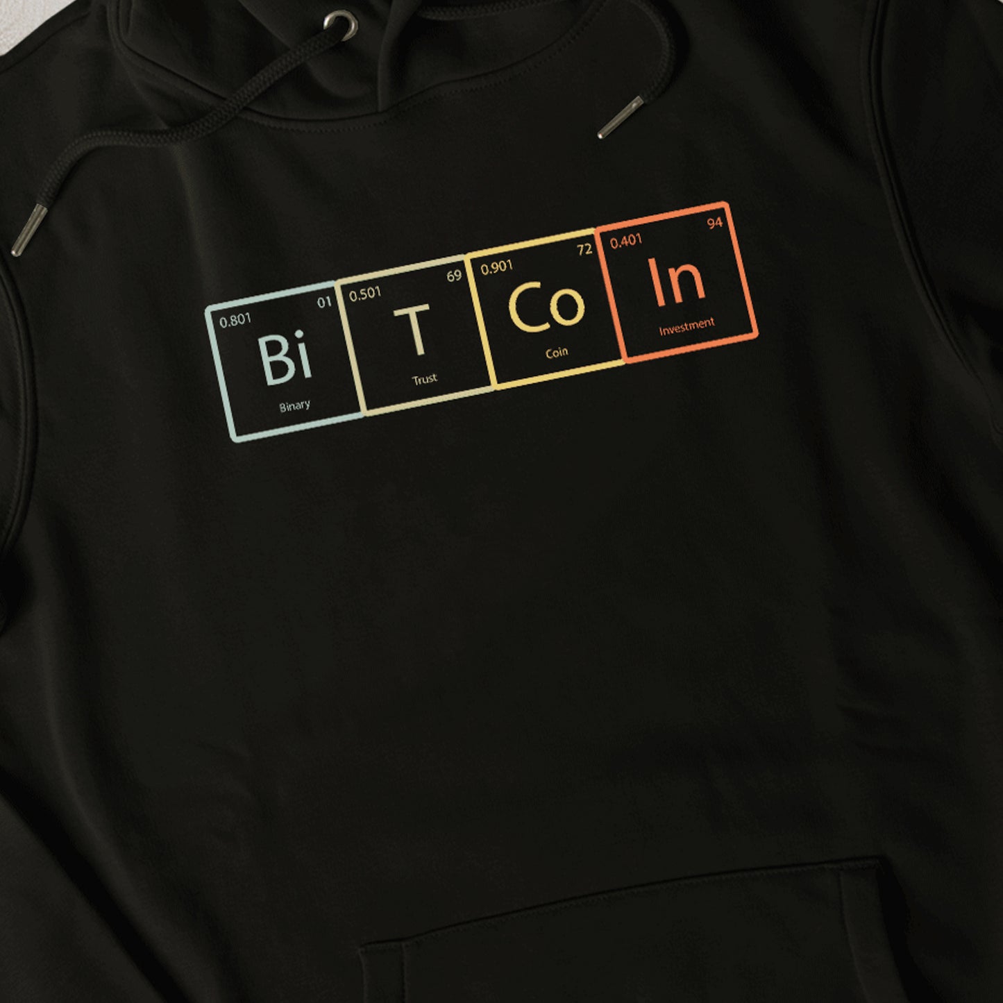 Bitcoin Periodic Table Hoodie Premium