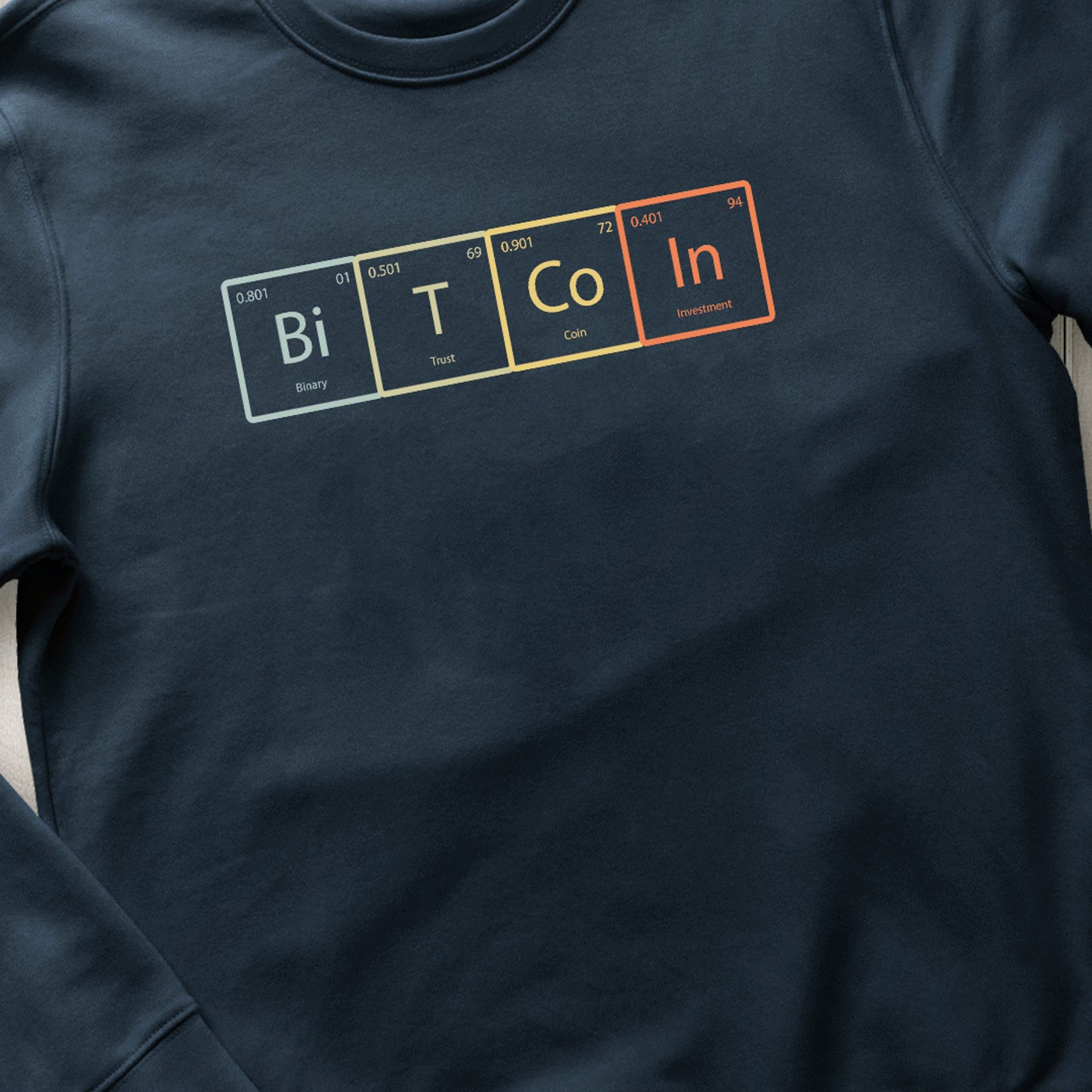 Bitcoin Periodic Table Sweat Regular