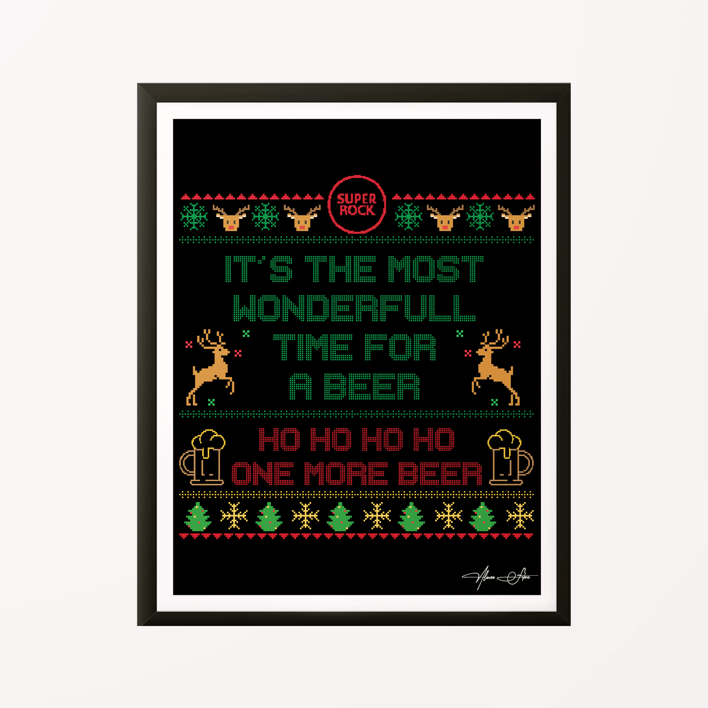 Christmas Beer Poster