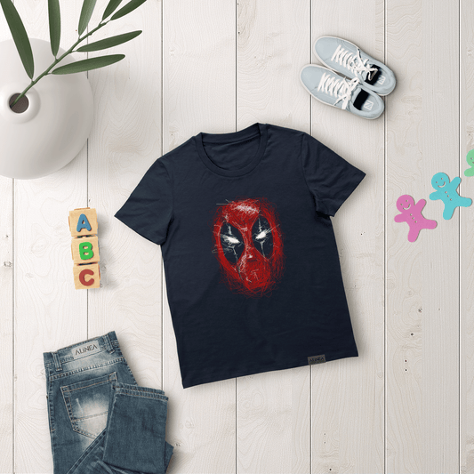 Deadpool Line Tshirt Kids