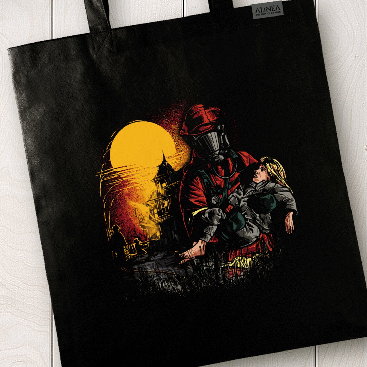 Fire Fighters Tote Bag