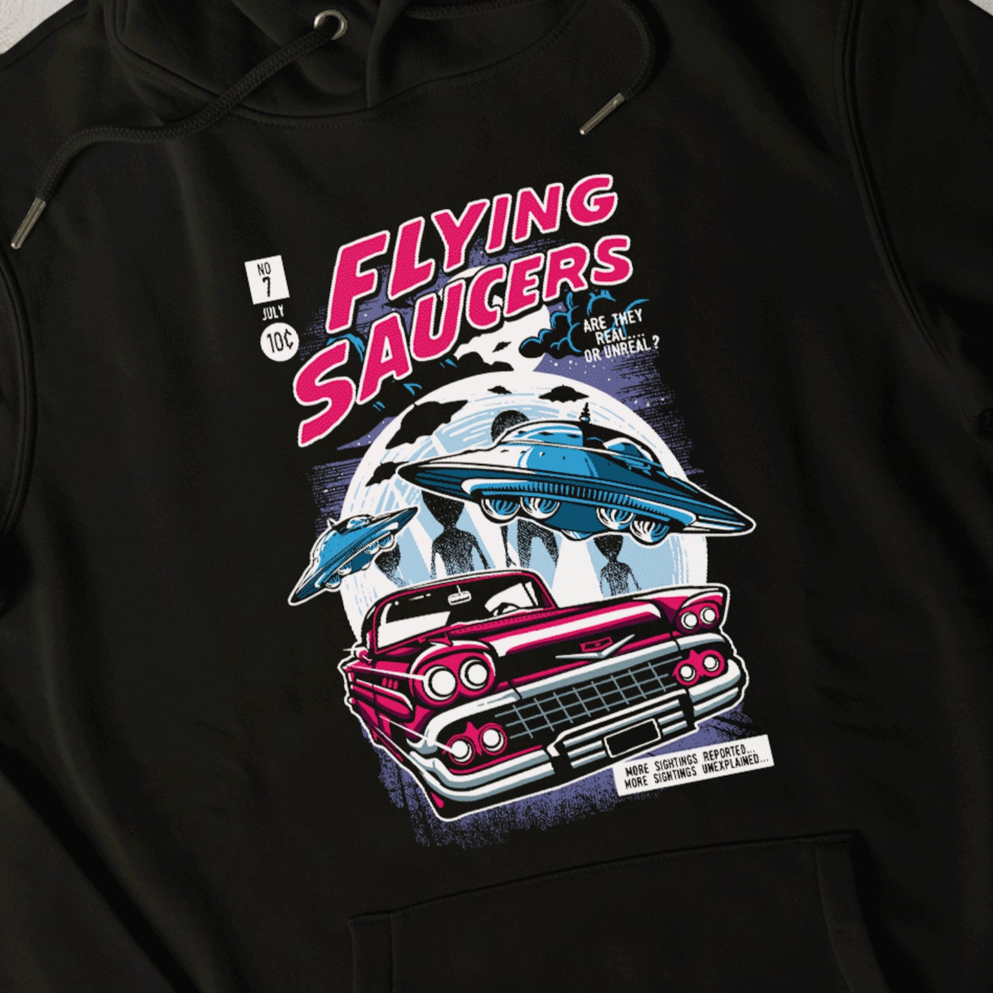Flying Saucers Hoodie Premium