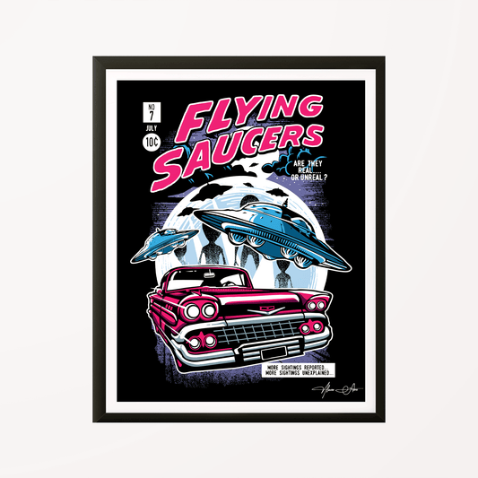 Flying Saucers Poster