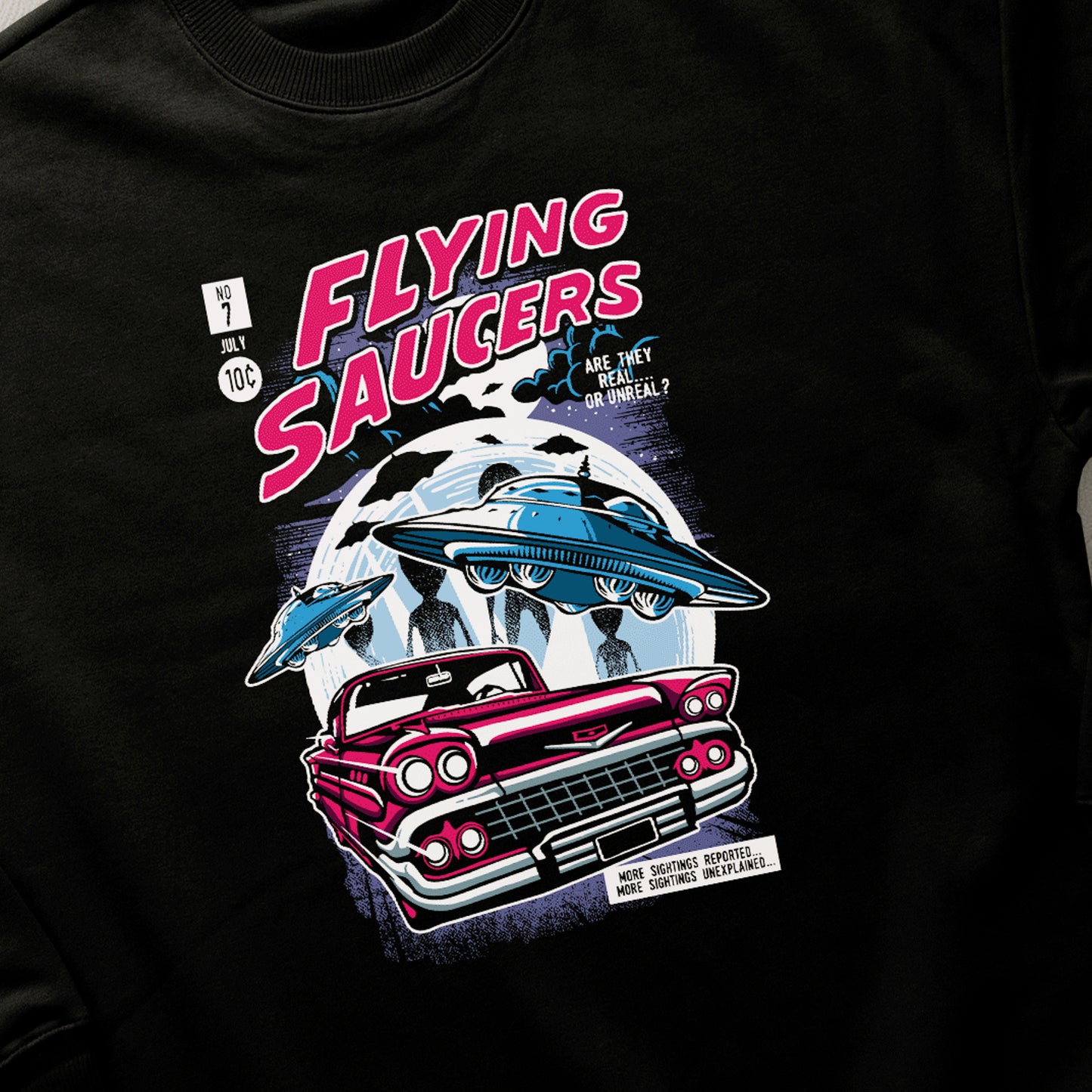 Flying Saucers Sweat Oversize