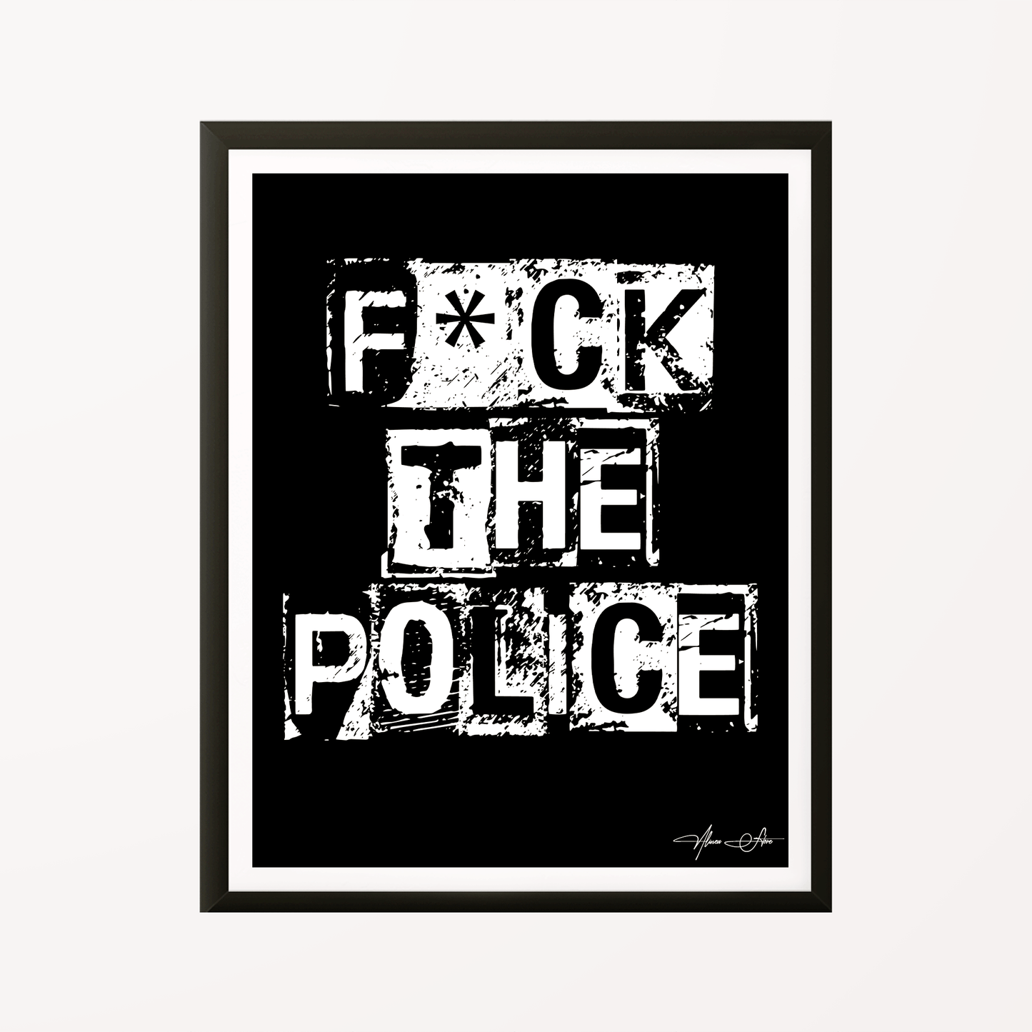 F*ck the Police Poster