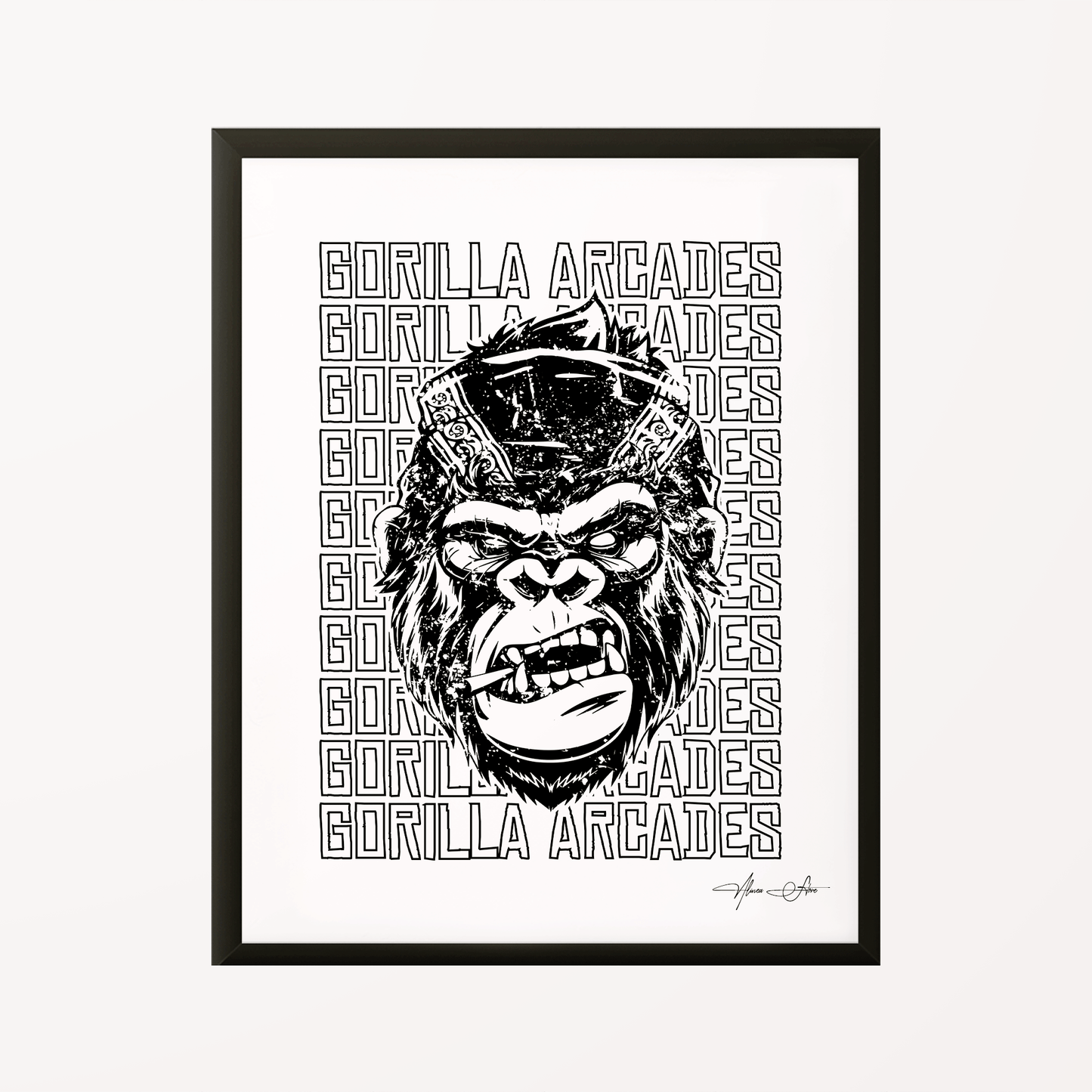 Gorilla Arcades Poster
