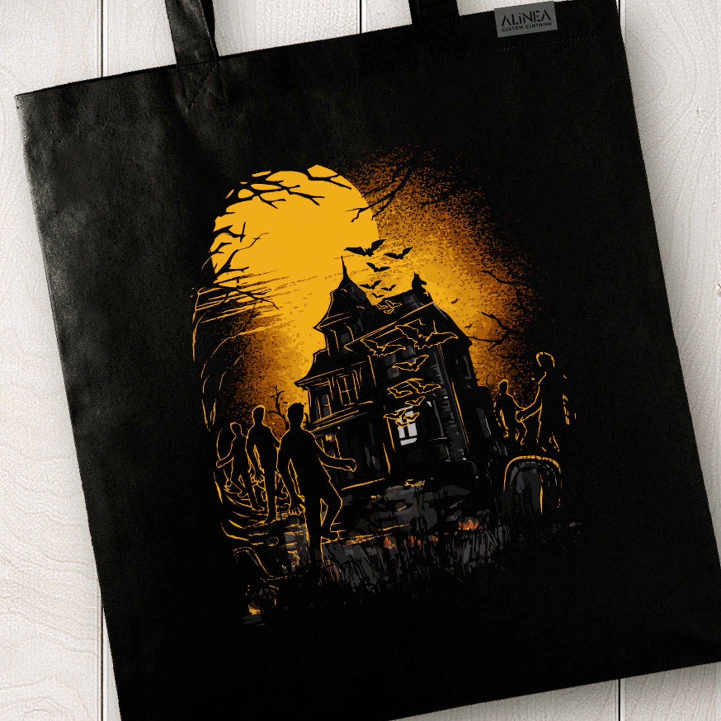 Halloween House Tote Bag