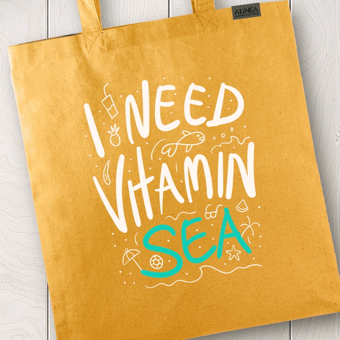 I Need Vitamin Sea Tote Bag