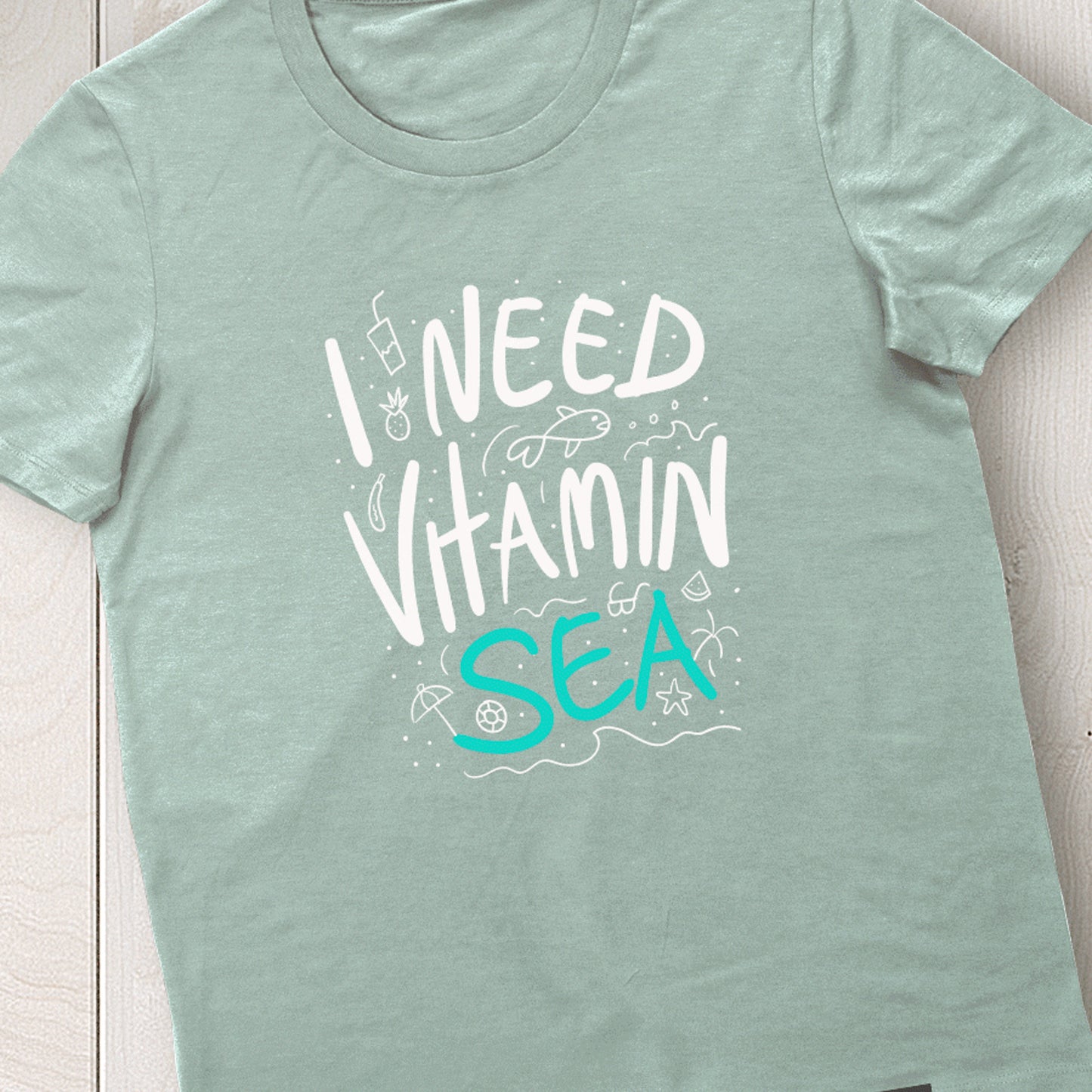 I Need Vitamin Sea Tshirt Kids