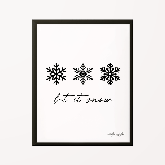 Let it Snow Poster