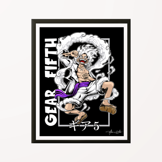 Luffy Gear 5 Poster