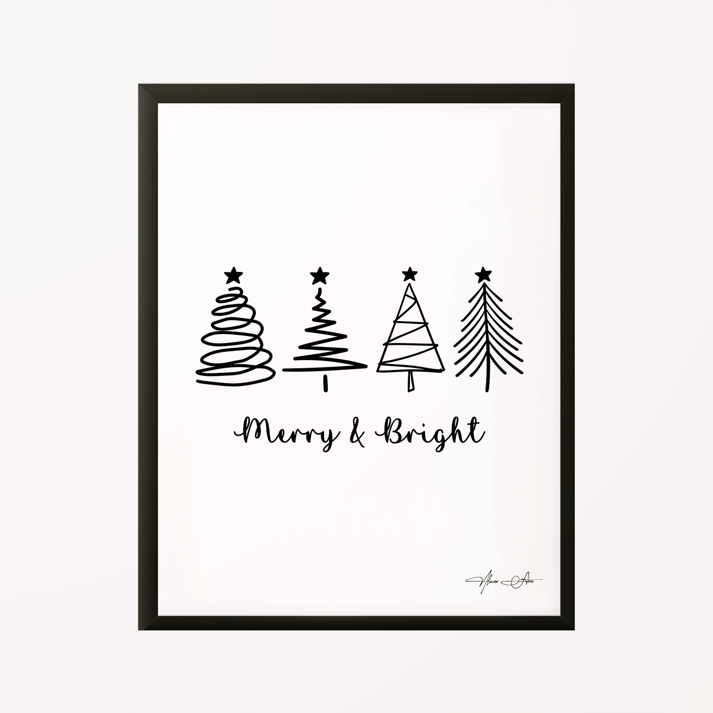 Merry & Bright Poster