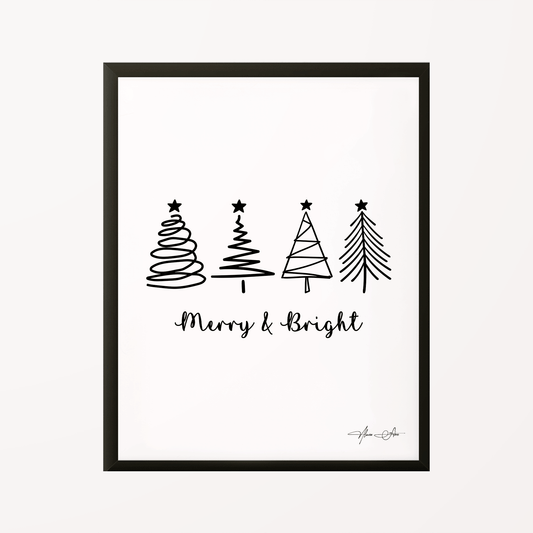 Merry & Bright Poster