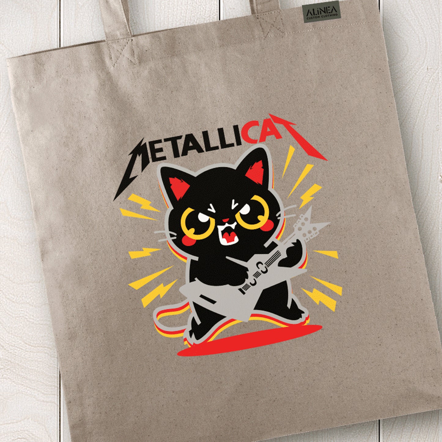 Metallicat Tote Bag