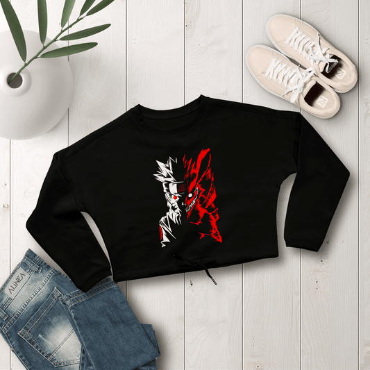 Naruto Monster Sweat Cropped