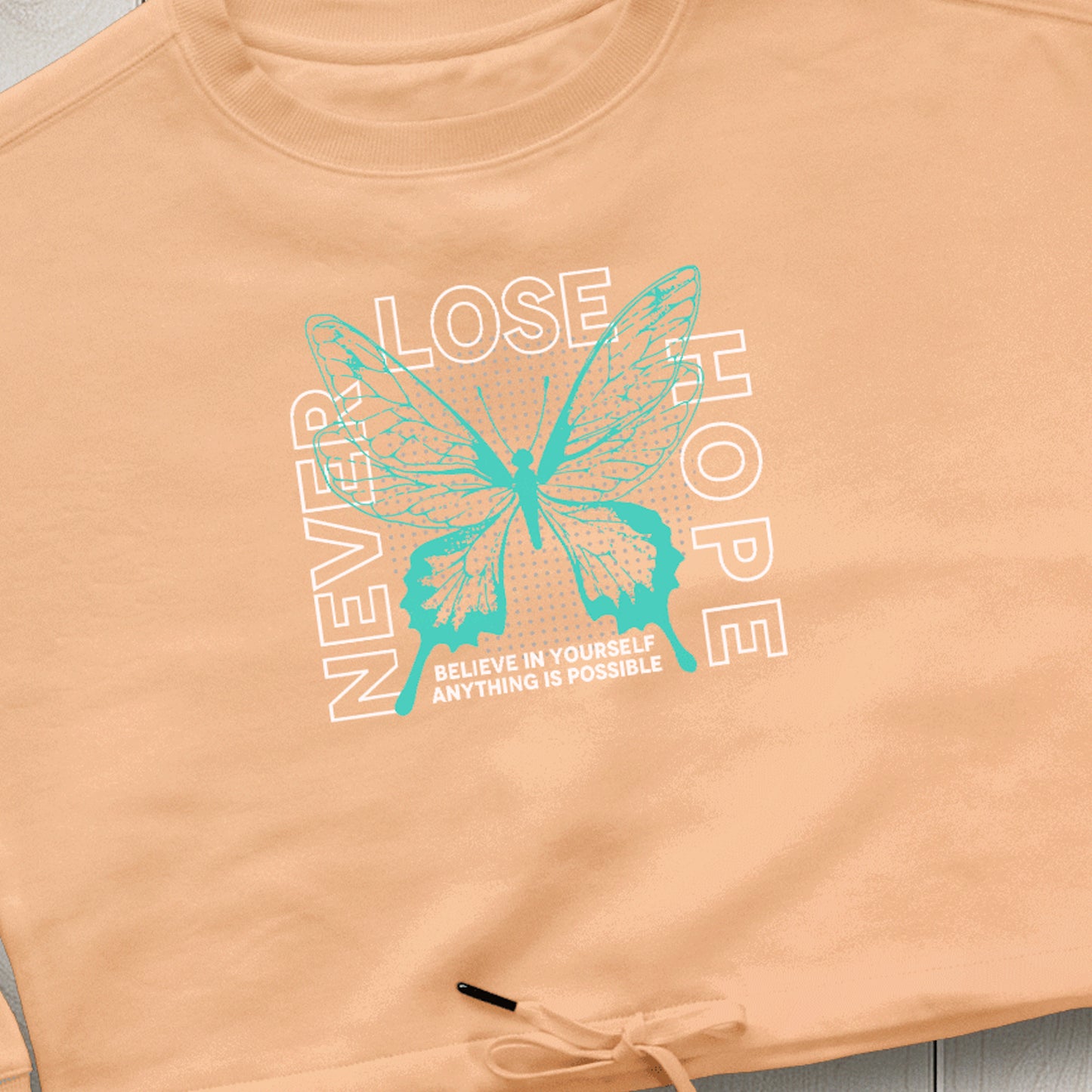 Never Lose Hope Sweat Cropped