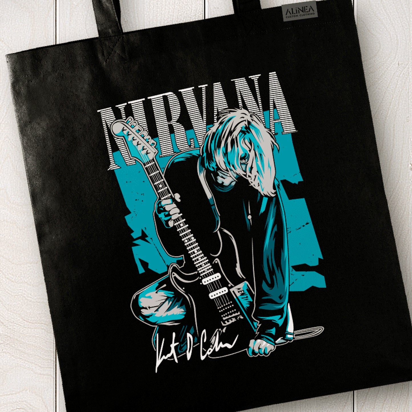 Nirvana Kurt Cobain Tote Bag