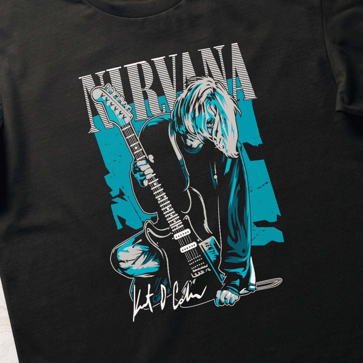 Nirvana Kurt Cobain Tshirt Oversize