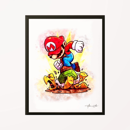 Power Mario Poster