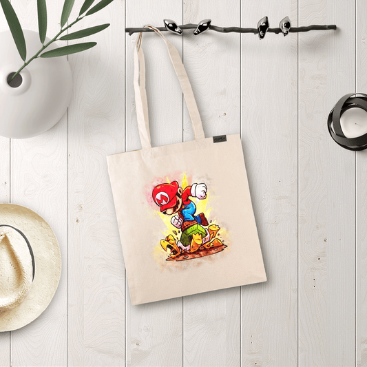 Power Mario Tote Bag