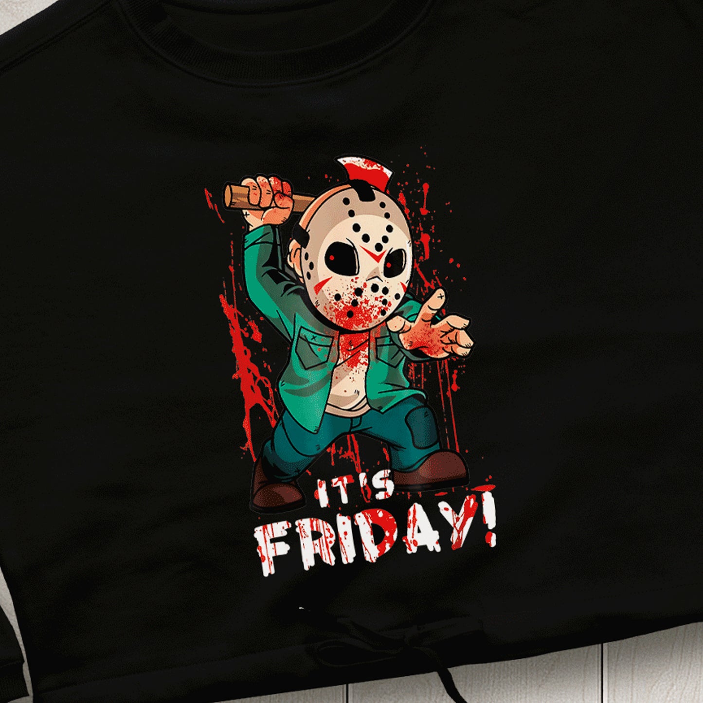 Scare Friday Sweat Cropped