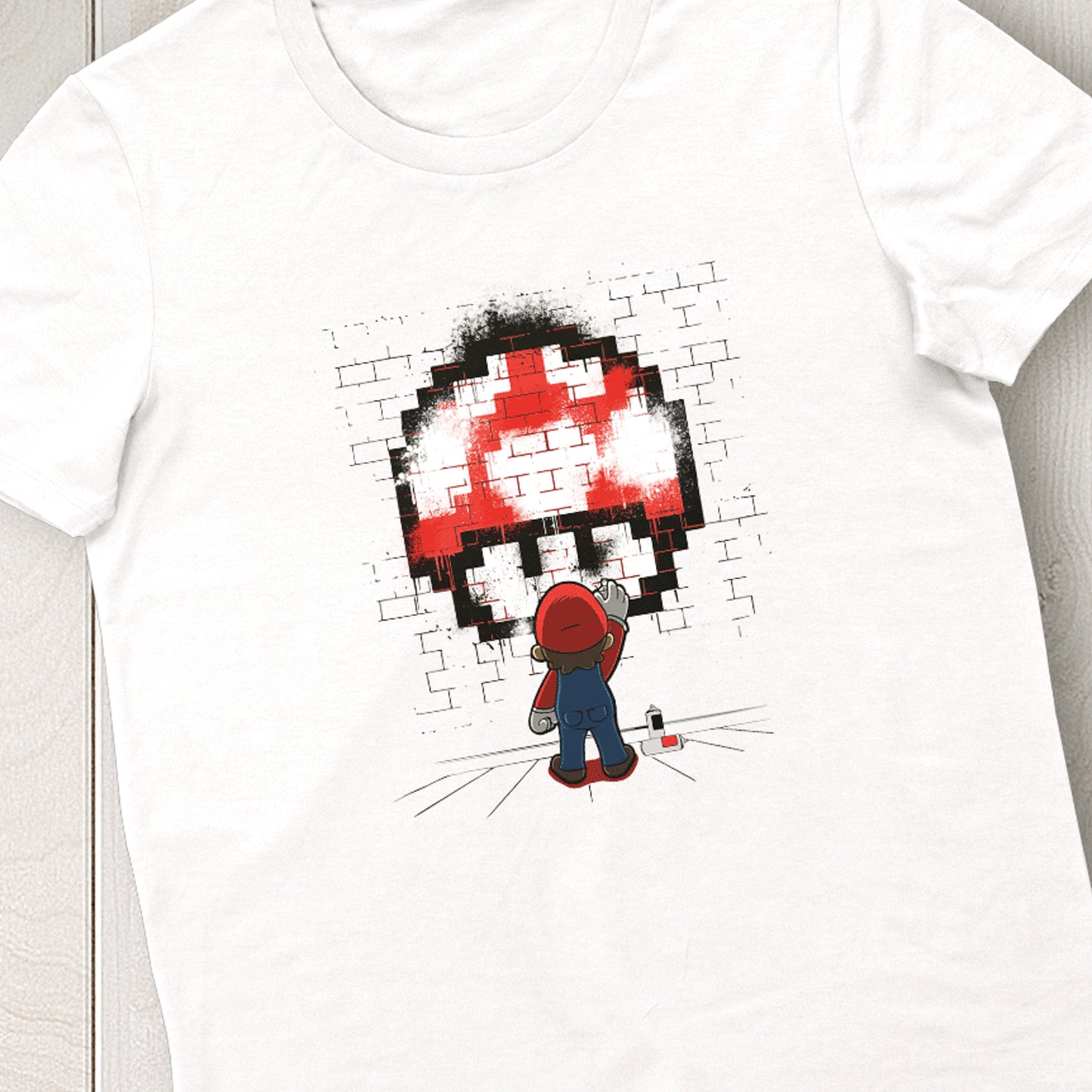 Super Mario Grafitti Tshirt Kids