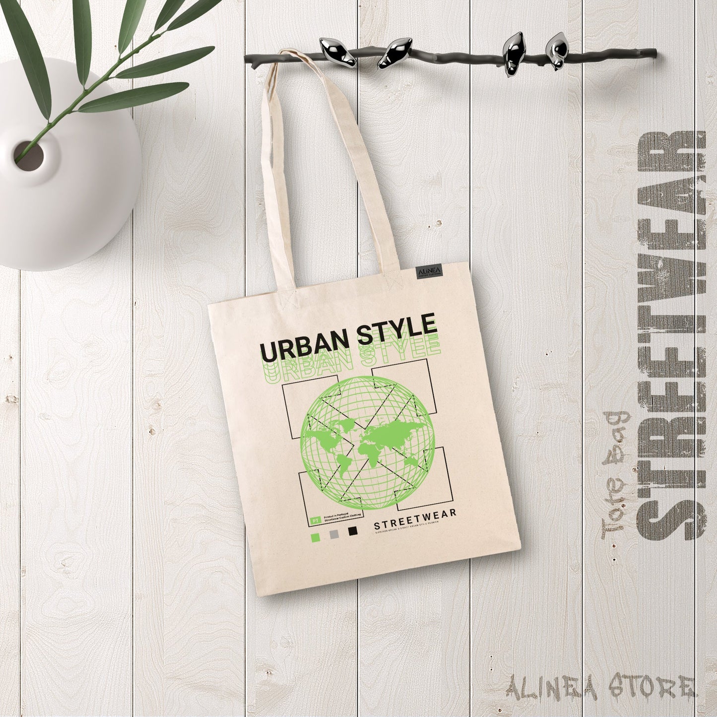 Urban Style Tote Bag