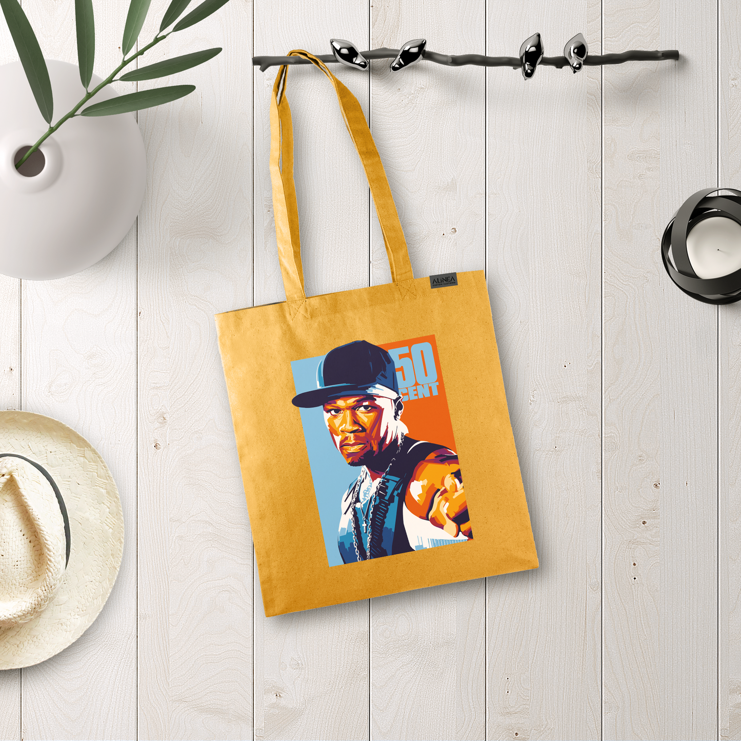 50 Cent Tote Bag