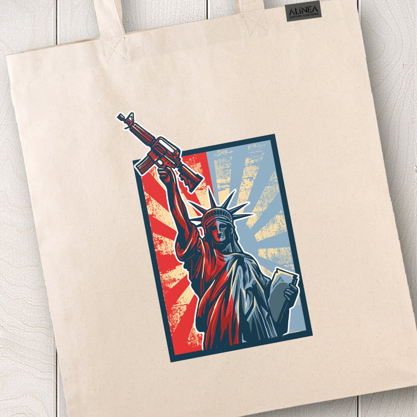 Armed Liberty Tote Bag