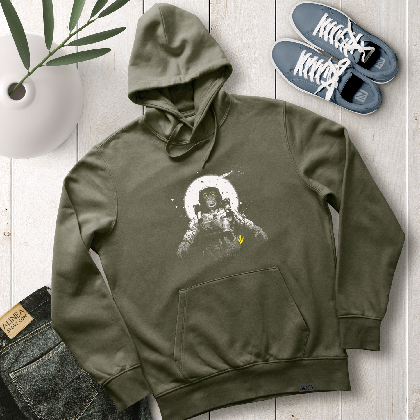 Astronaut Monkey Hoodie Regular