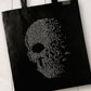 Binary Skull Tote Bag