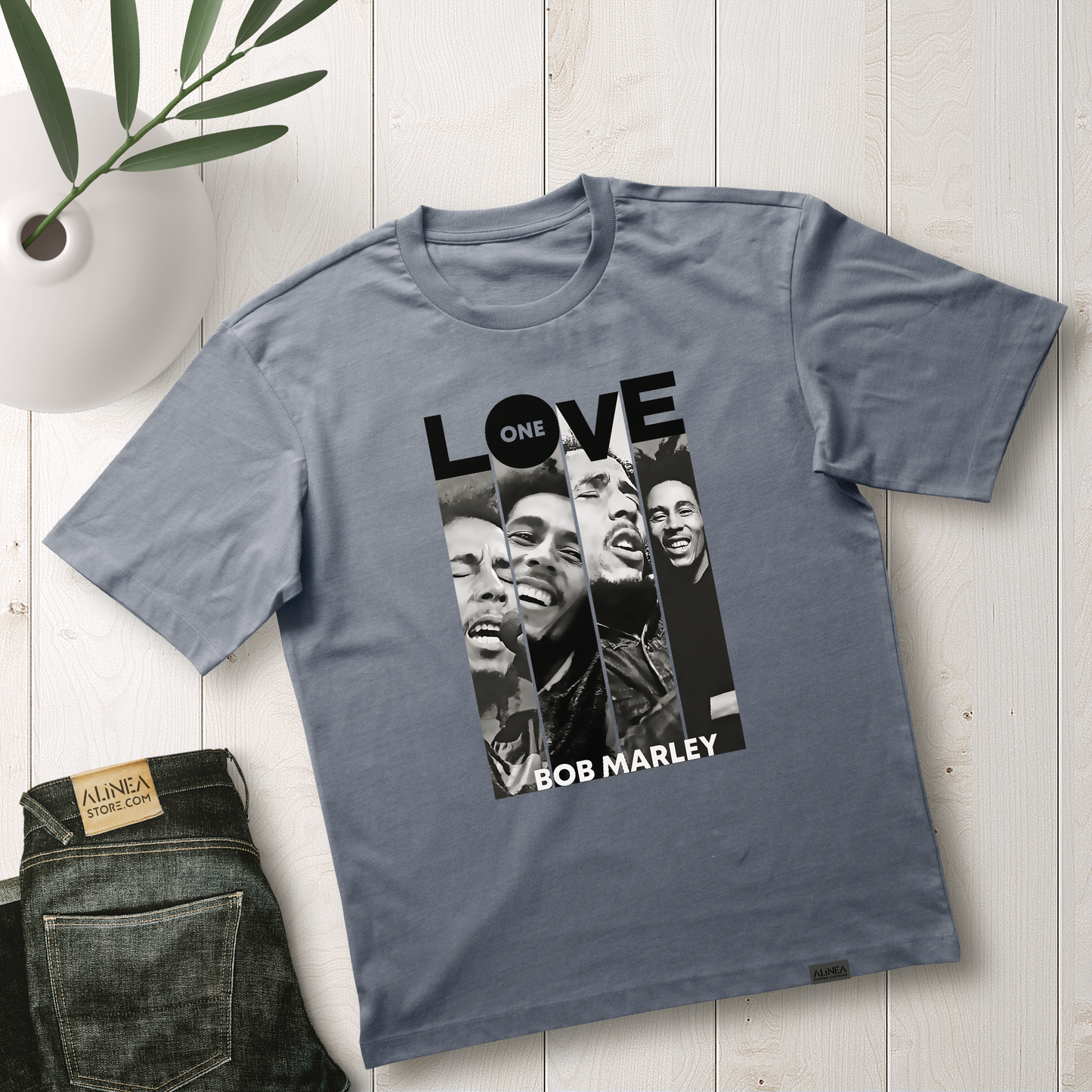 Bob Marley One Love Tshirt Oversize