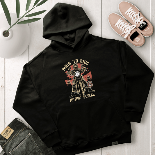 Born to Ride Hoodie Oversize