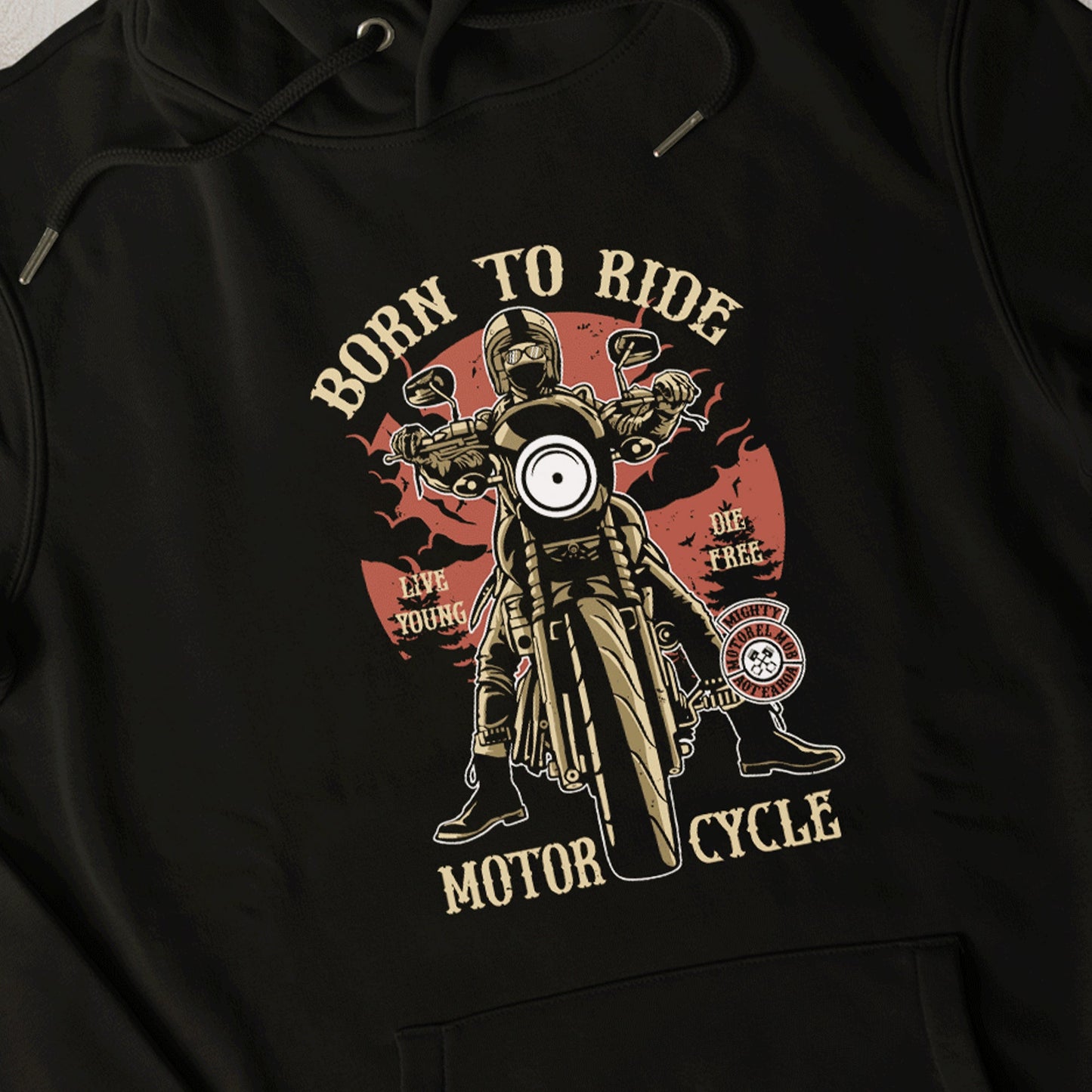 Born to Ride Hoodie Premium
