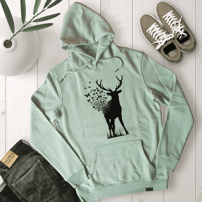 Deer Buterfly Hoodie Premium