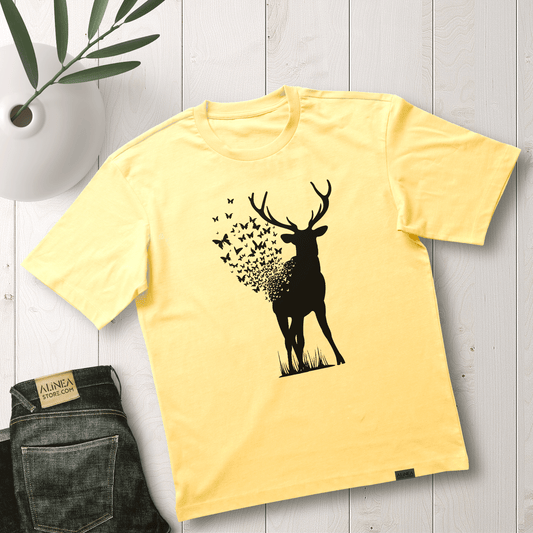 Deer Buterfly Tshirt Oversize