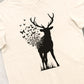 Deer Buterfly Tshirt Unisex