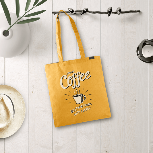 Drink Coffee Tote Bag