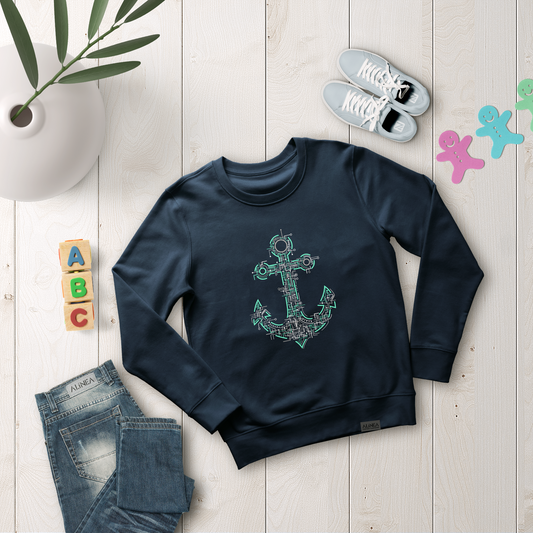 Electric Anchor Sweat Kids