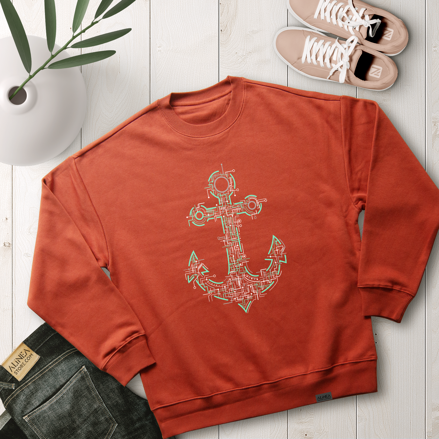 Electric Anchor Sweat Oversize