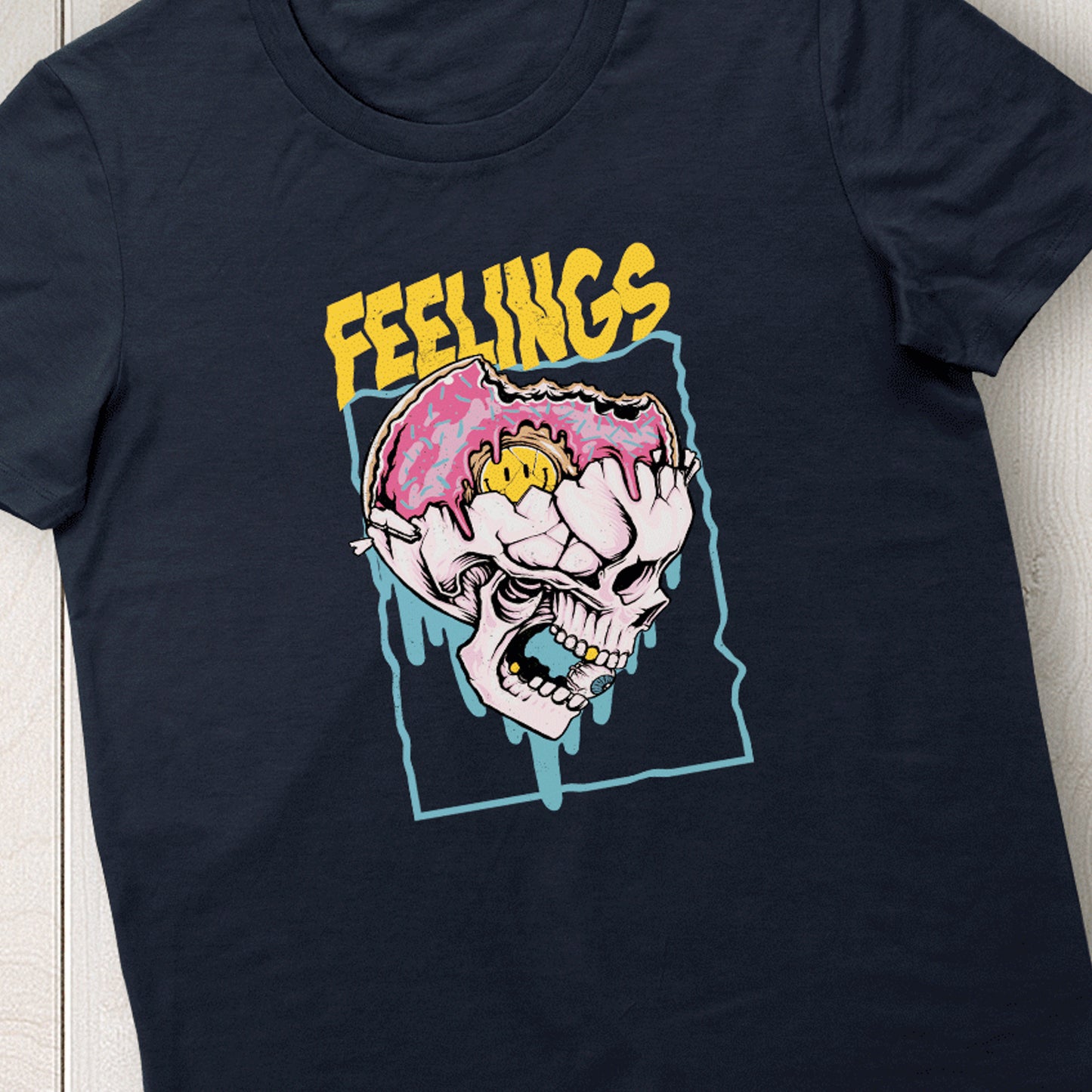 Feelings Skull Tshirt Kids