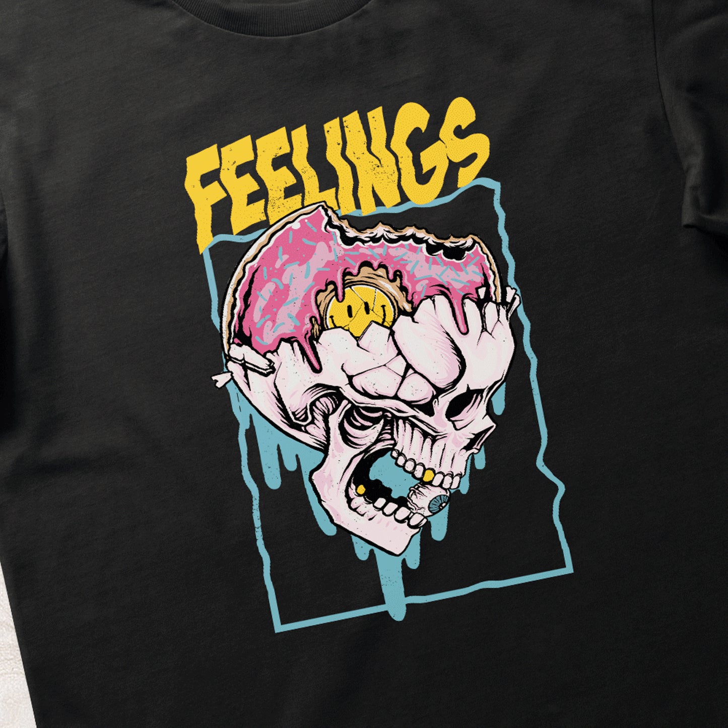 Feelings Skull Tshirt Oversize