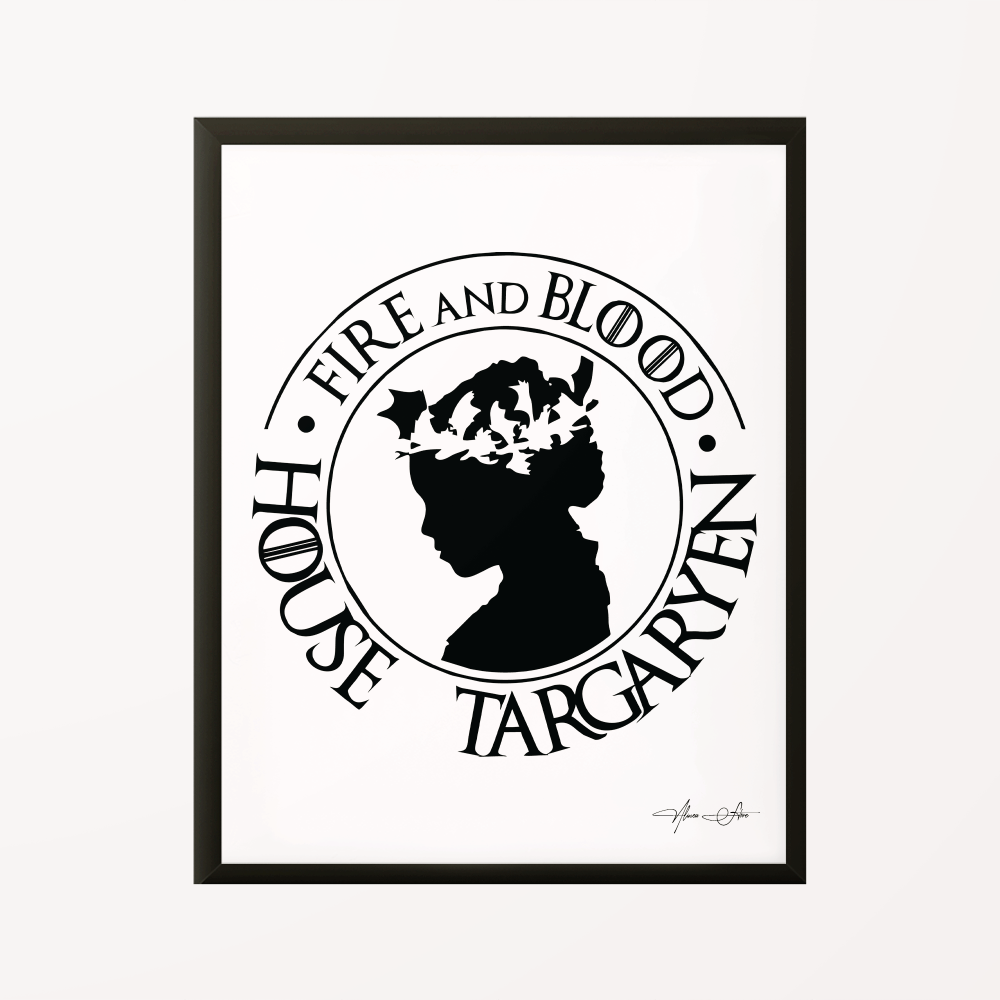 Fire and Blood Poster – Alínea Store