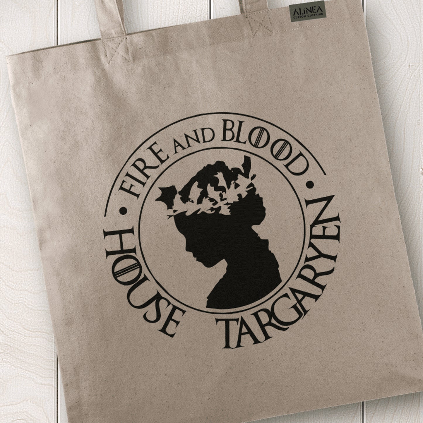 Fire and Blood Tote Bag