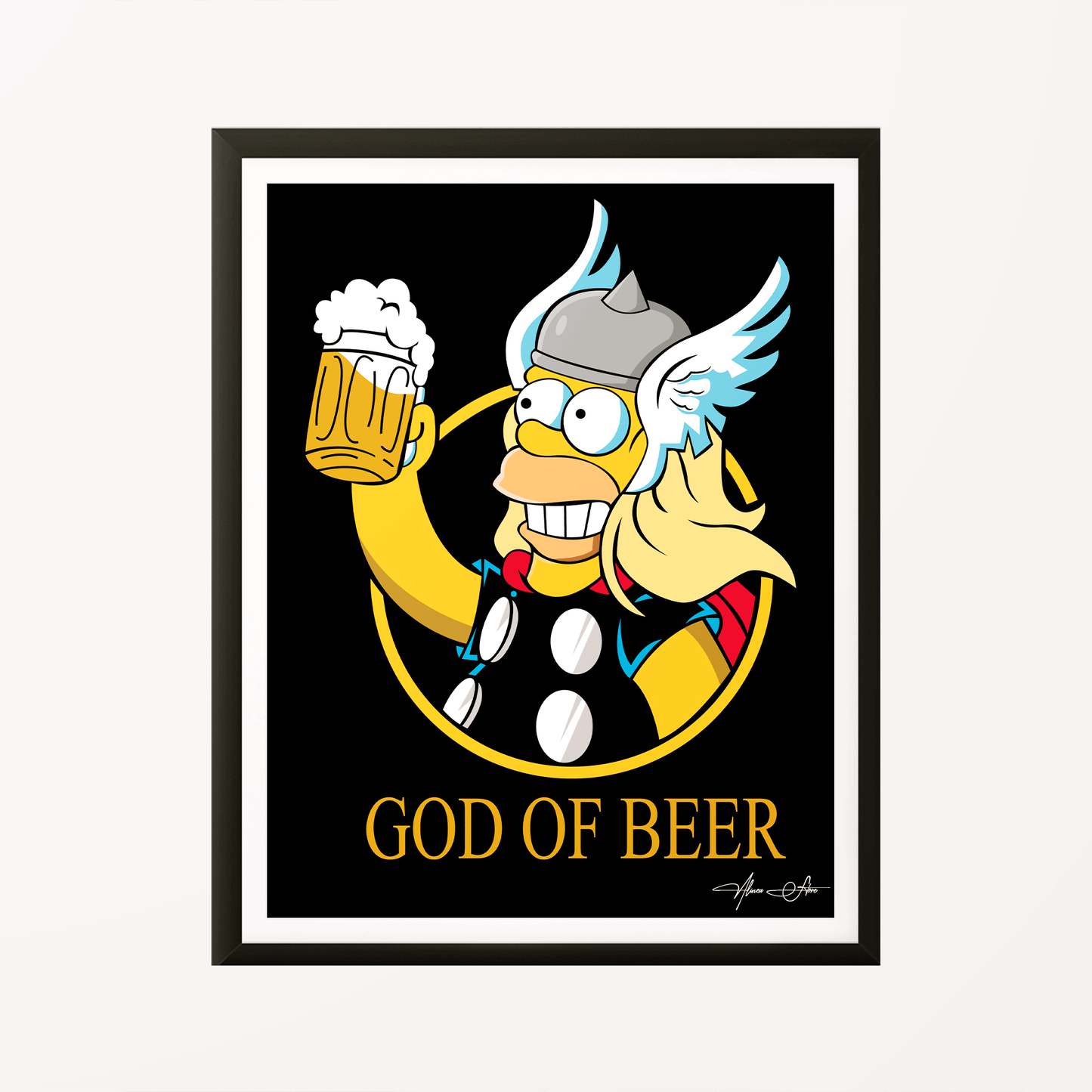 God Of Beer Poster