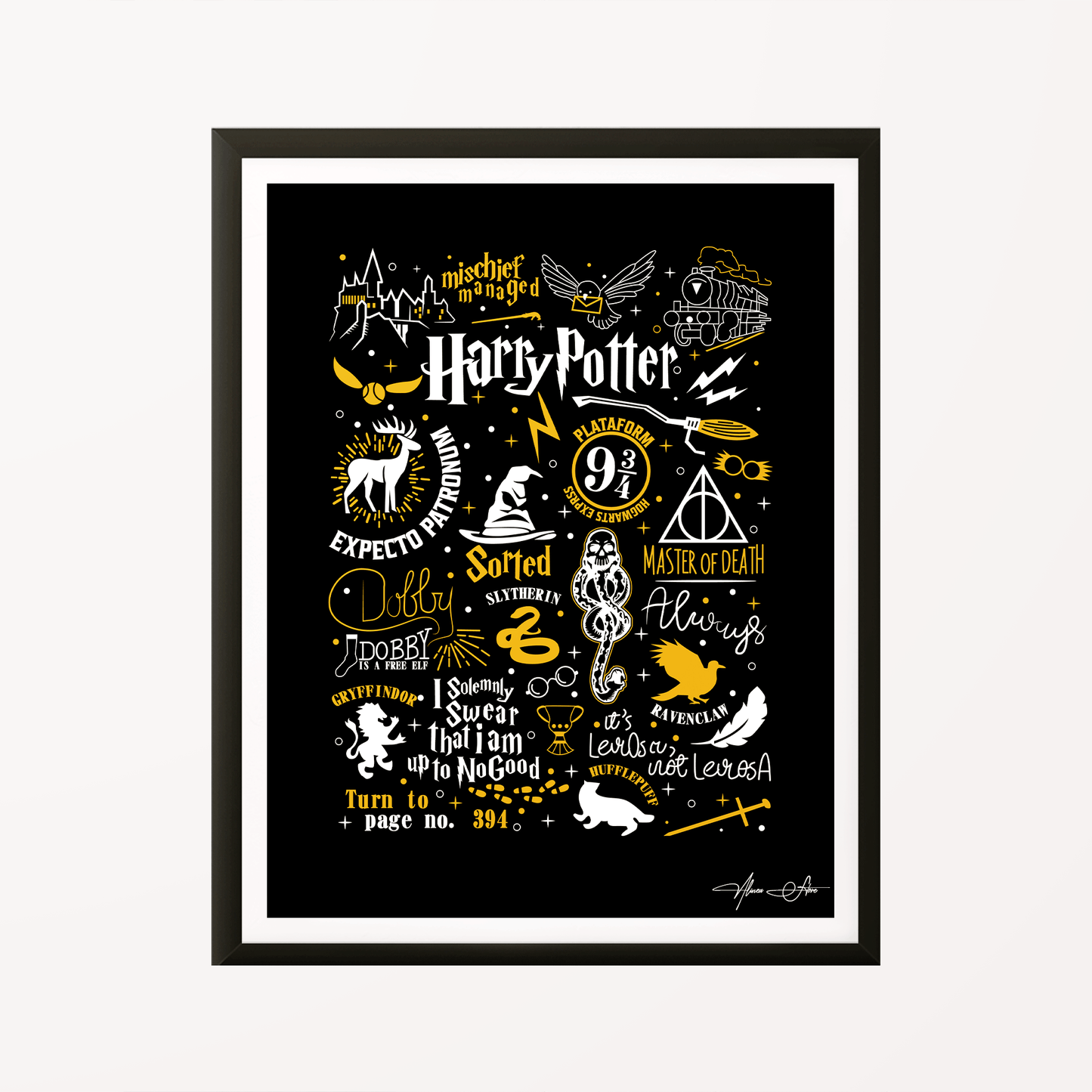 Harry Potter Elements Poster