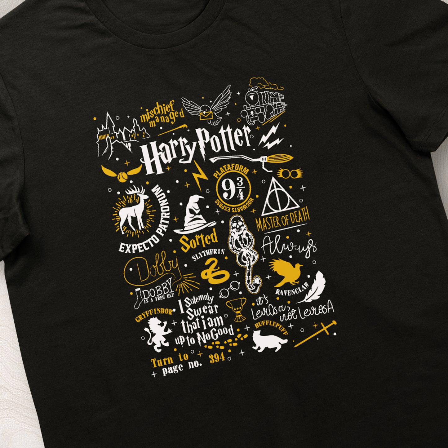 Harry Potter Elements Tshirt Unisex